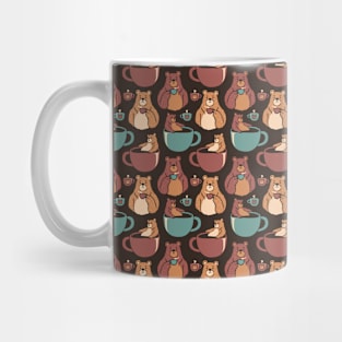 Bear Coffee Pattern by Tobe Fonseca Mug